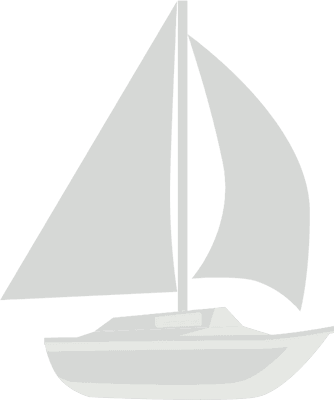 Its dream form, a sailing boat