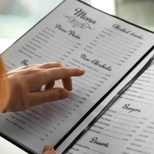 Order One of Each on the Menu of a Favorite Restaurant